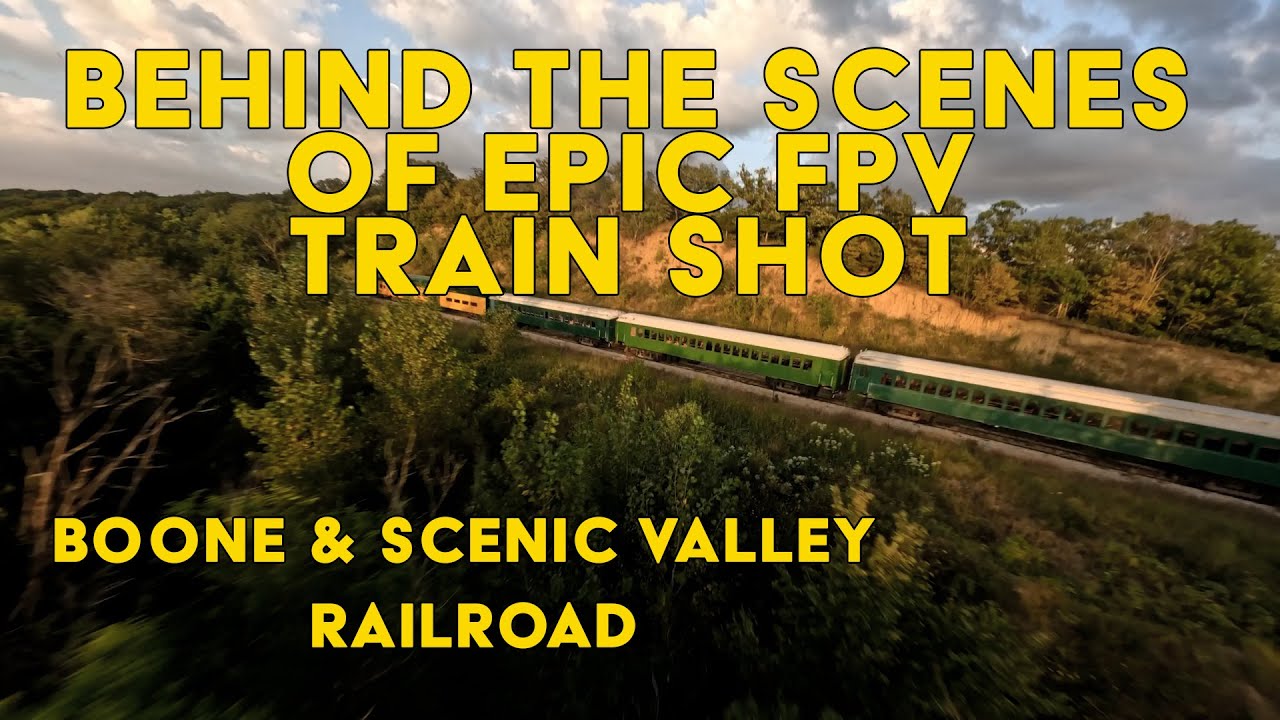 Behind the Scenes of Epic FPV Train Shot