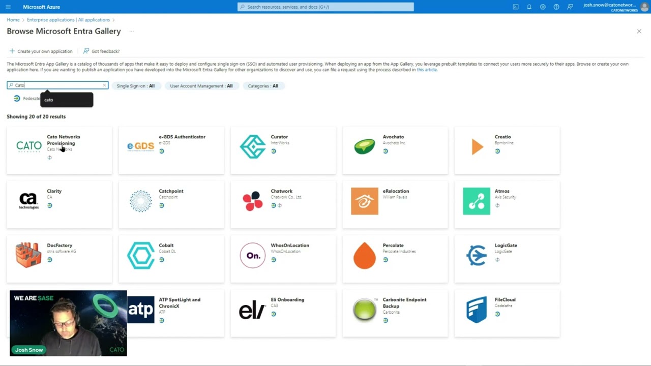 Setting up Azure Entra ID ( Azure AD) SCIM User Sync with Cato