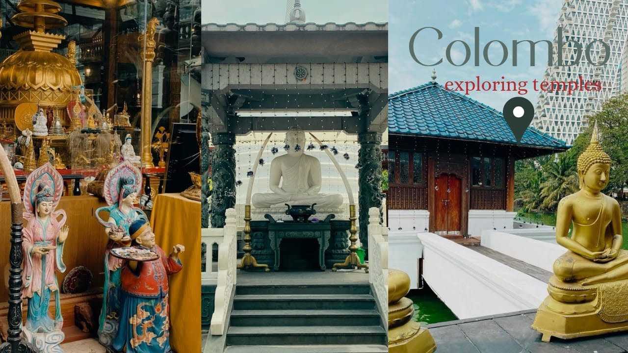 A Peaceful Escape in Colombo 🧸🌷 | Gangaramaya & Seema Malakaya Vlog