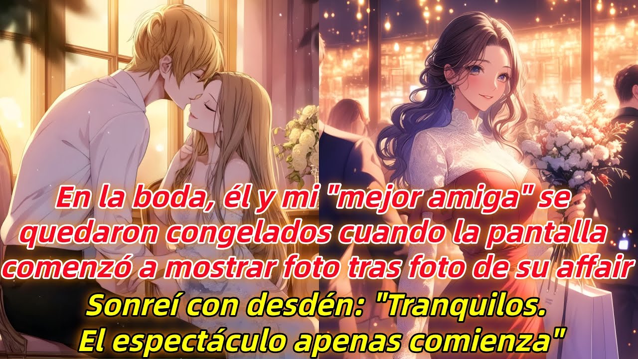 En la boda, él y mi 