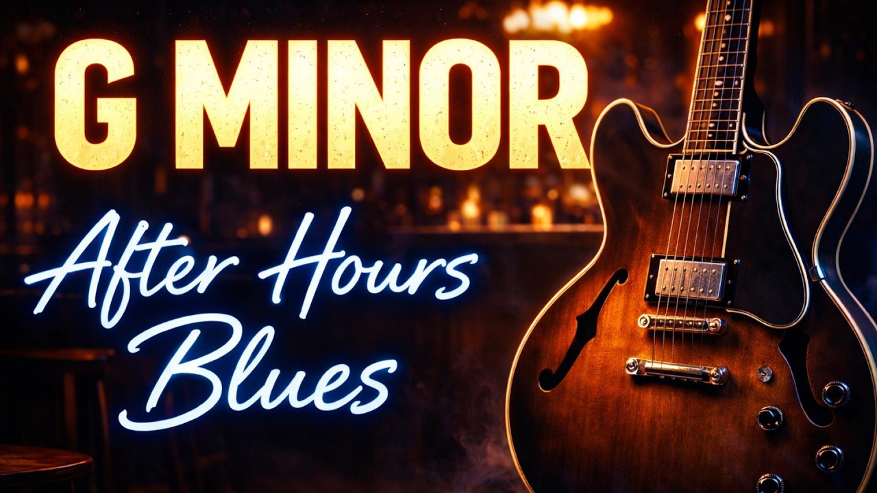 Blues Backing Track in G Minor | After Hours Blues | Guitar Jam Track