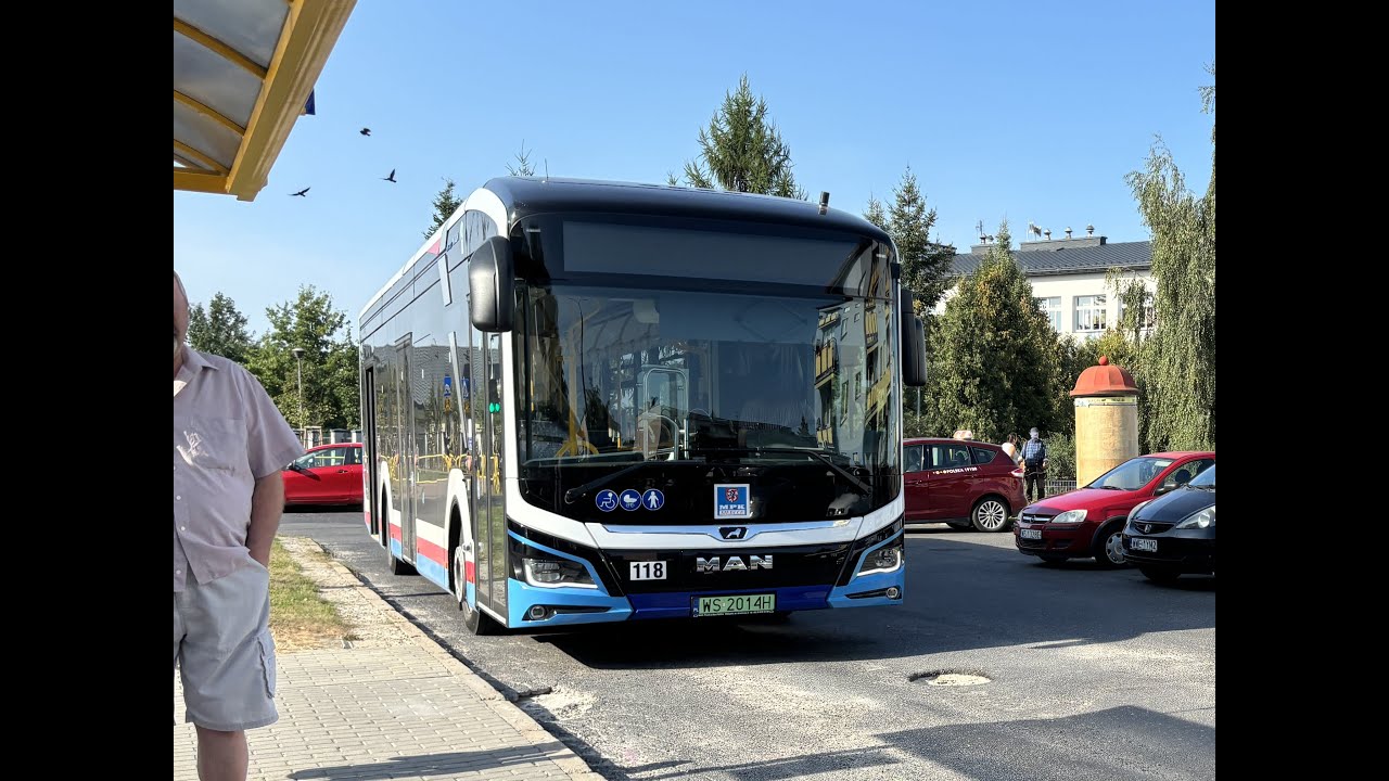MAN NL326 Lion's City 12E #118 MPK Siedlce linia 16 kierunek Mostostal