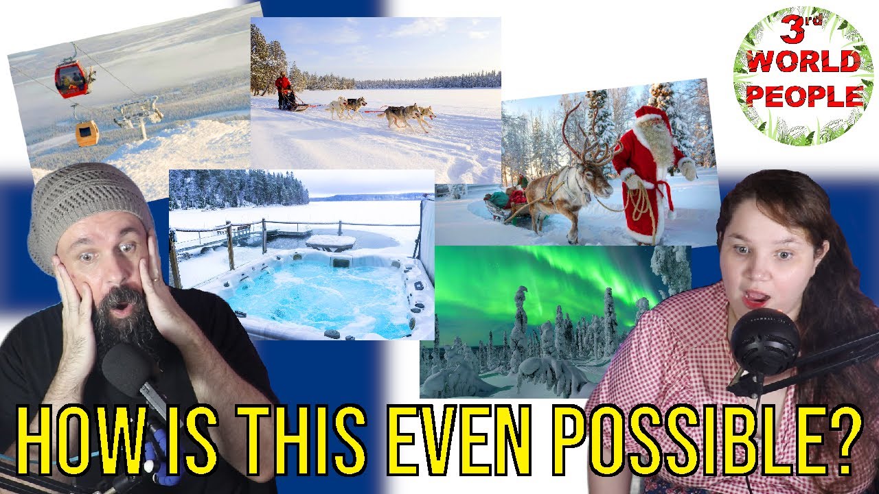 3rd WORLD PEOPLE DISCOVER LAPLAND | FINLAND REACTION