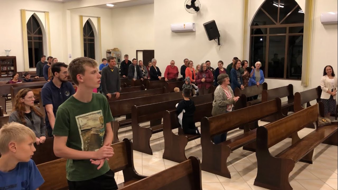 Culto 20/04/2023 (quinta-feira) às 19:30h na IECLB Garuva/SC
