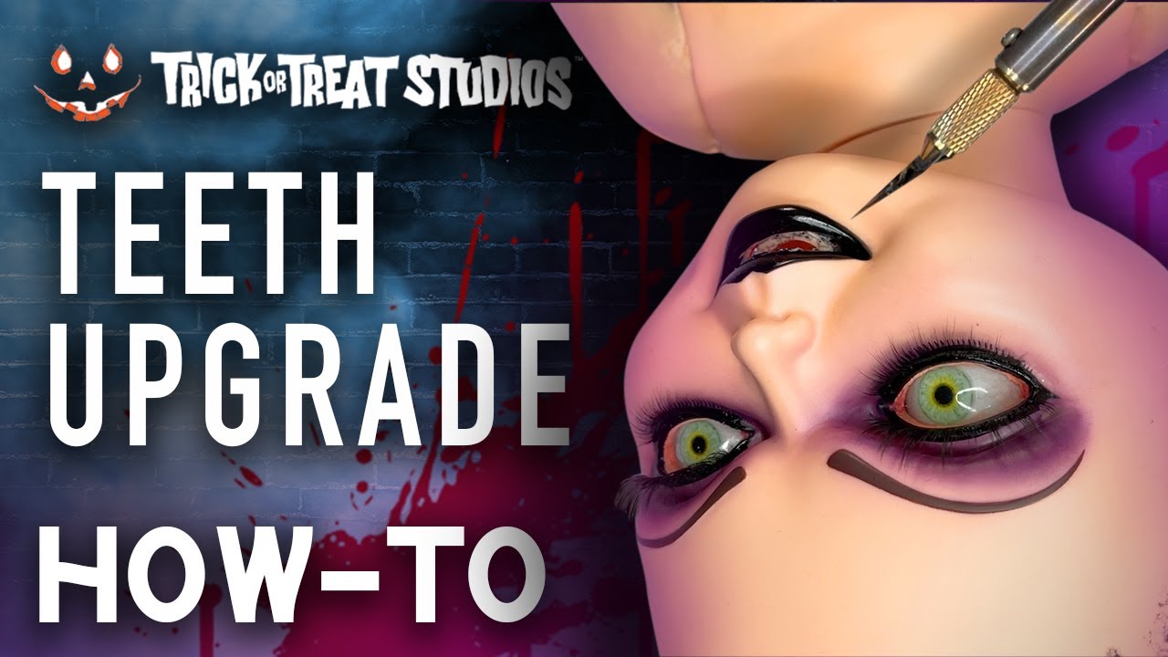 Trick or Treat Studios TIFFANY DOLL TEETH UPGRADE, HOW-TO VIDEO