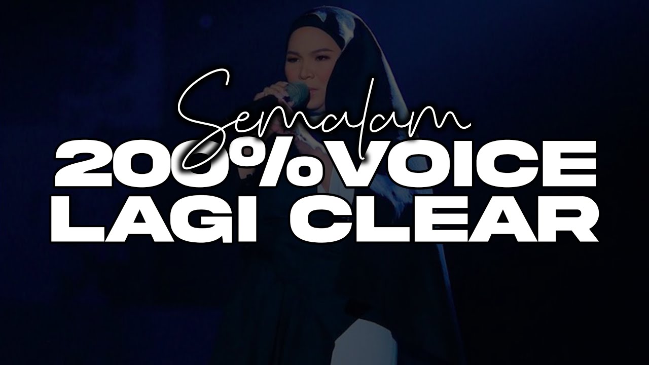 200% VOICE MORE CLEAR | SEMALAM BY AINA ABDUL | #SFMM35