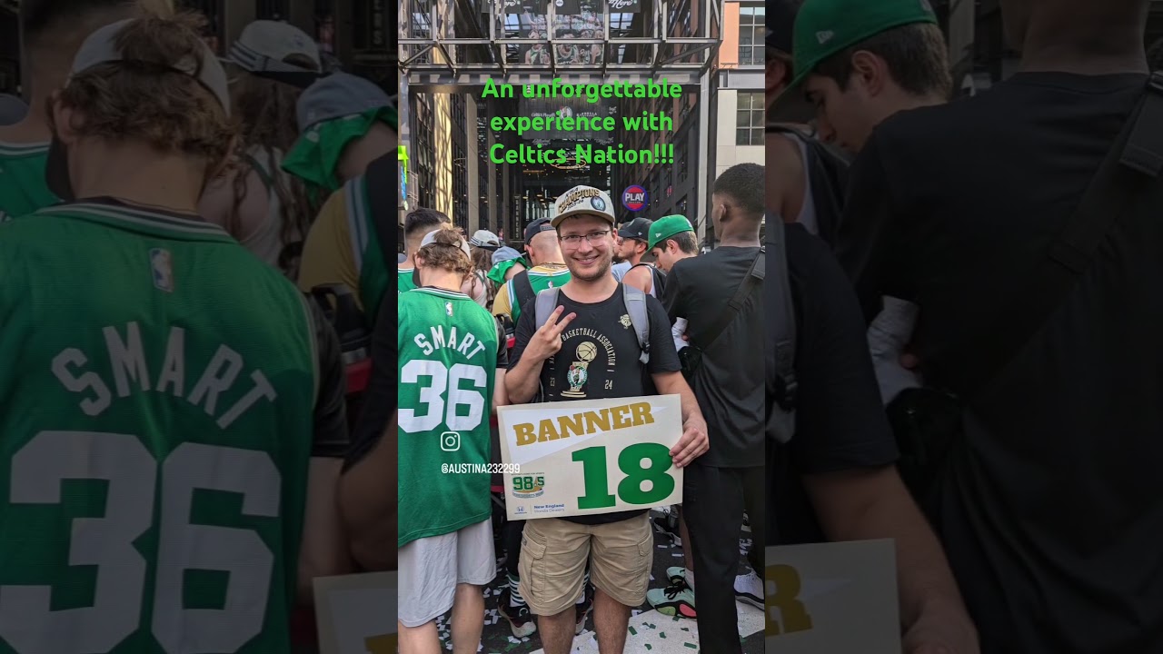 Celtics Parade experience!!!