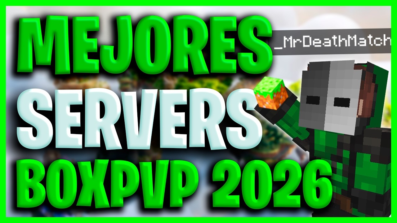 TOP 5 MEJORES SERVIDORES BOX PVP para Minecraft ✅ JAVA y BEDROCK | 1.8 - 1.21 | Box PvP 2026