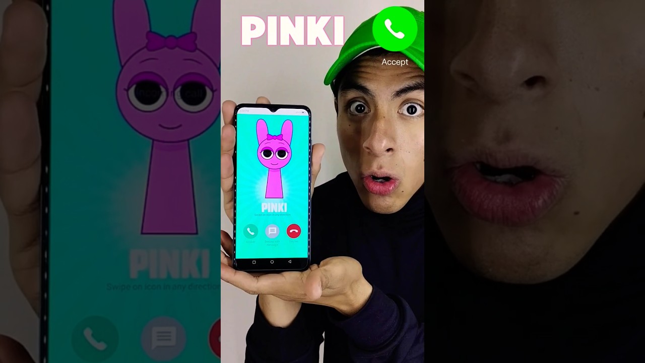 LE CONSIGO UN AMIGO PINKI LLAMADA SPRUNKI #Shorts