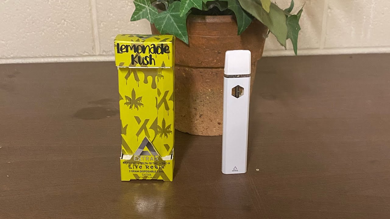 DELTA EXTRAX LEMONADE KUSH HXY11 THC D10 THC H Delta 8 Live Resin