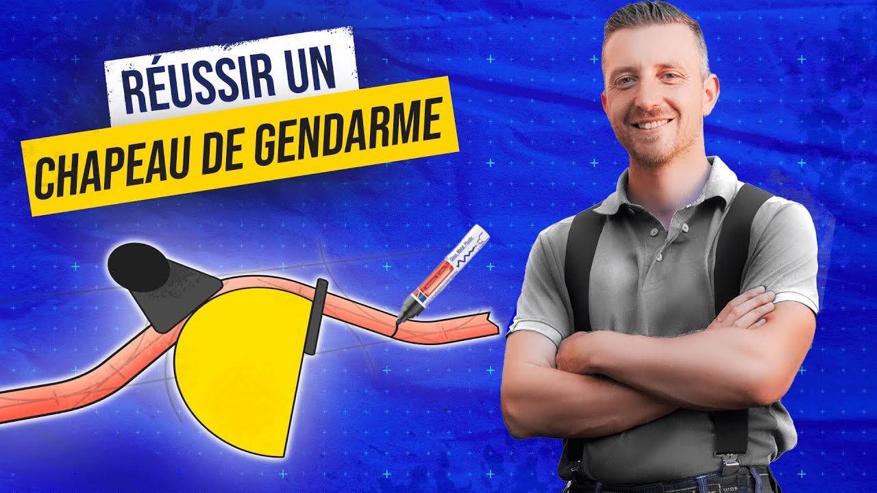 TUTO Cintrage : Cintrer un chapeau de gendarme FACILEMENT