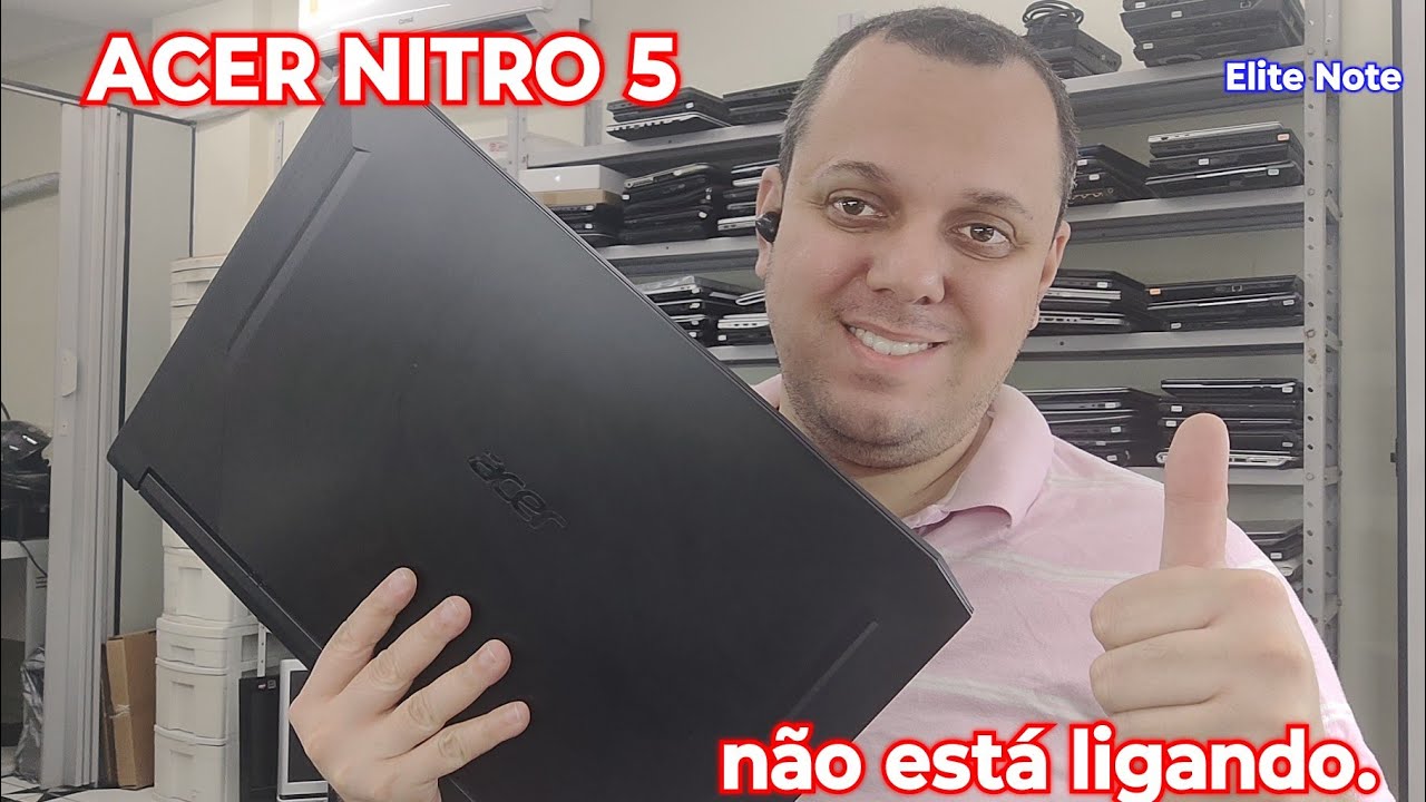 ACER NITRO 5 AN517-52 N&Atilde;O EST&Aacute; LIGANDO, ACHEI O DEFEITO SEM TIRAR O DISSIPADOR NO ESTILO MAGAIVER.