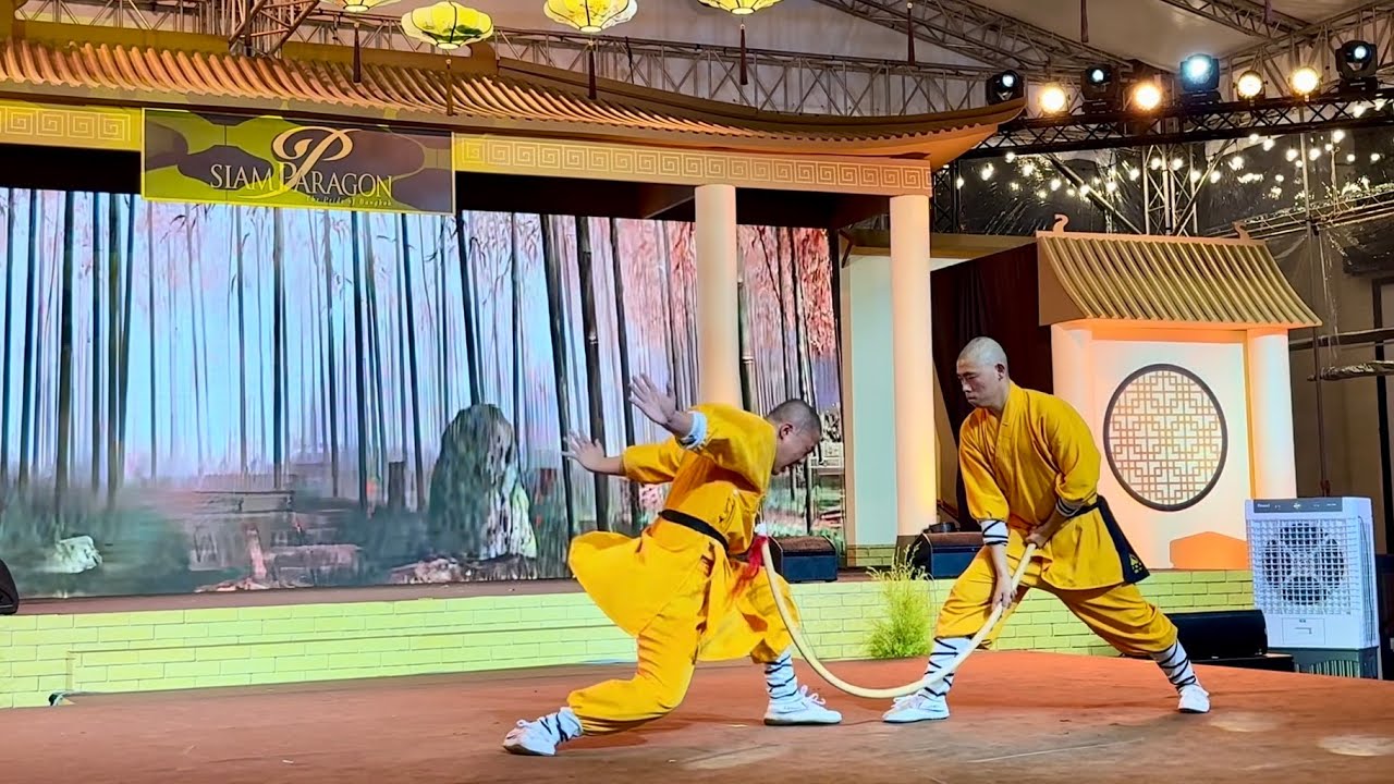 Shaolin Kung Fu: Ep08 - Powerful Body Performance for Thai King’s 73rd Birthday 🇹🇭
