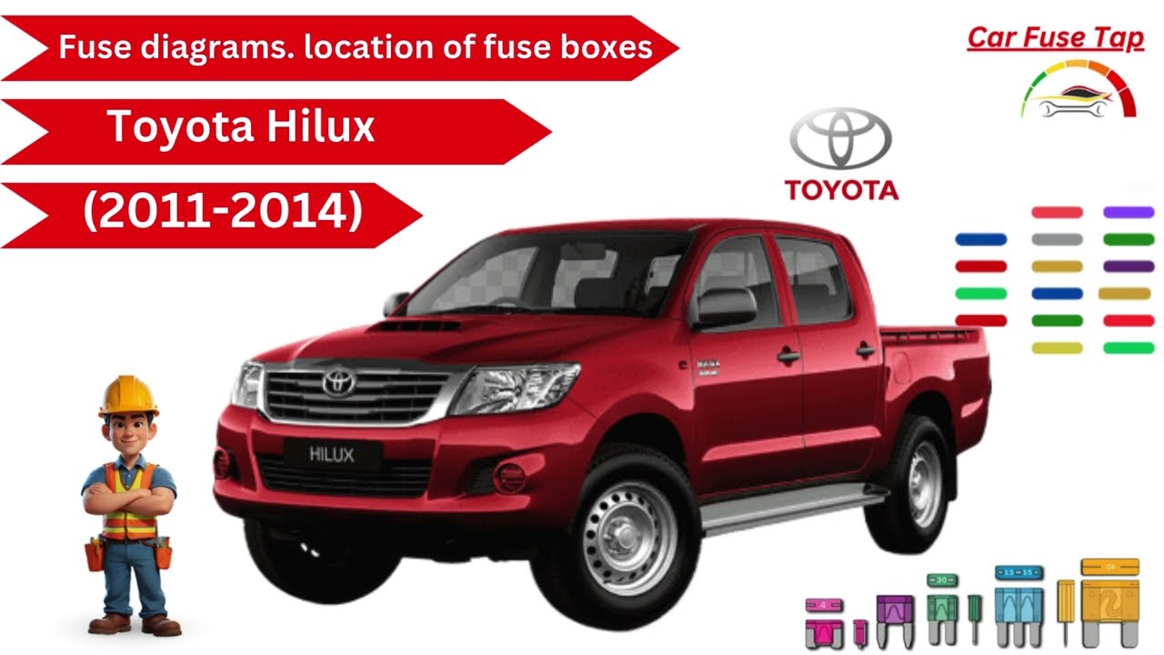 Toyota Hilux (2011-2014) fuse Box diagram