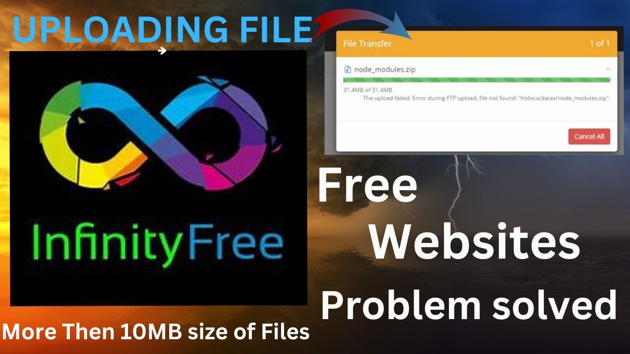 Как загрузить сайт в Интернет с помощью Infinityfree