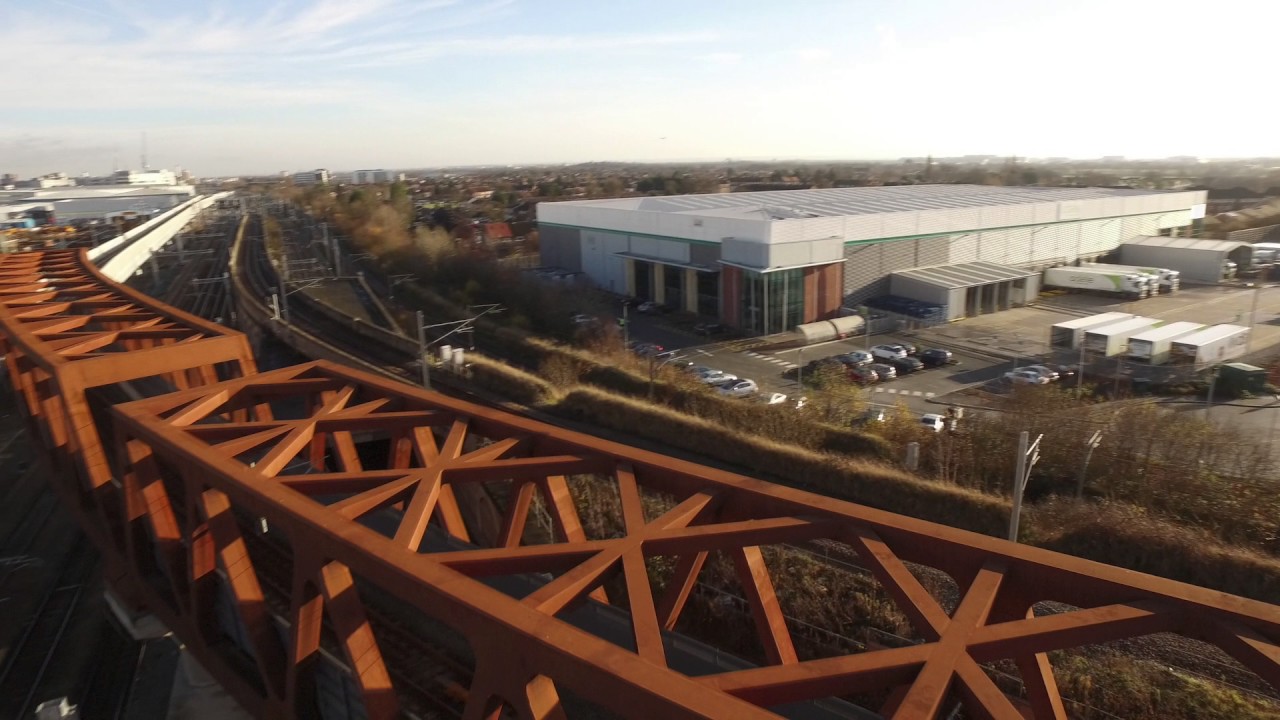 Crossrail railway improvements: Final stage of huge Stockley Flyover opens