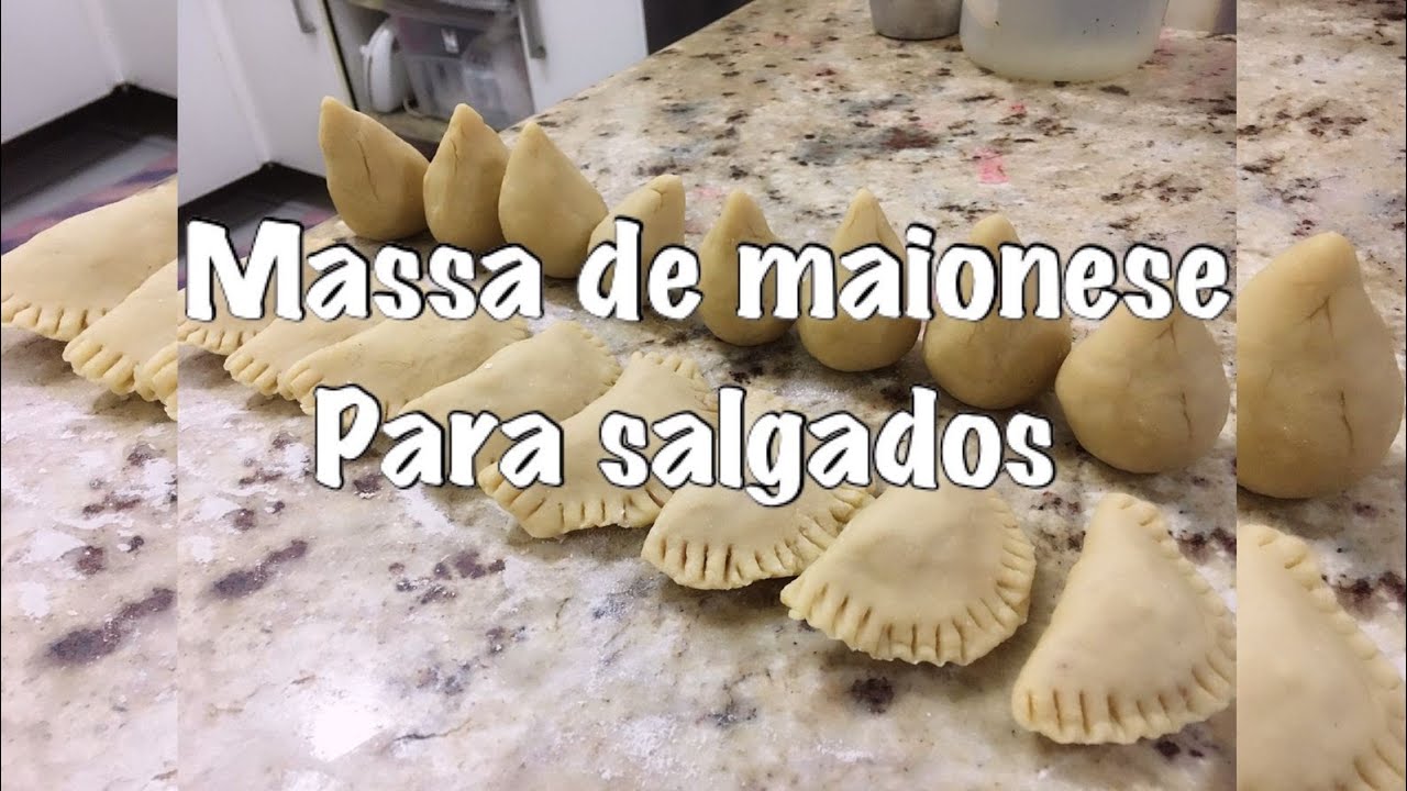 Massa de maionese super fácil para salgados