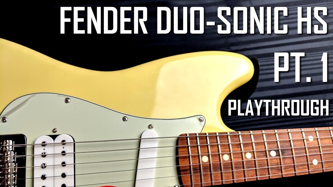 FENDER DUO SONIC HS | DEMO | MINIMAL TALKING! | SJSS