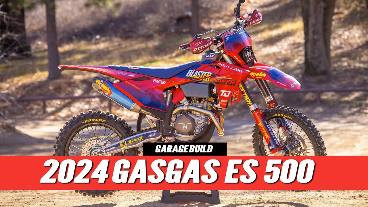 Фильмы Racer X: проект 2024 GasGas ES 500 для бездорожья и езды по бездорожью, сборка мотоцикла в...