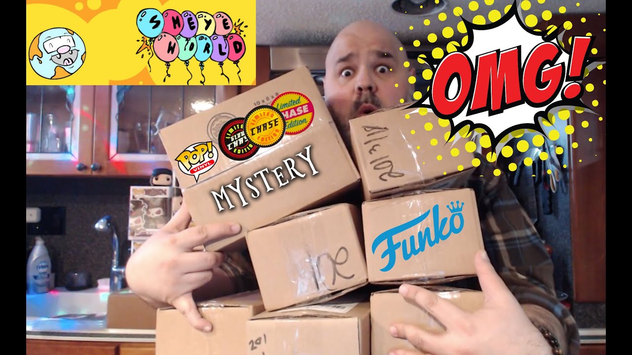 7 Funko Pop Mystery Boxes from Smeye World.... Yea!