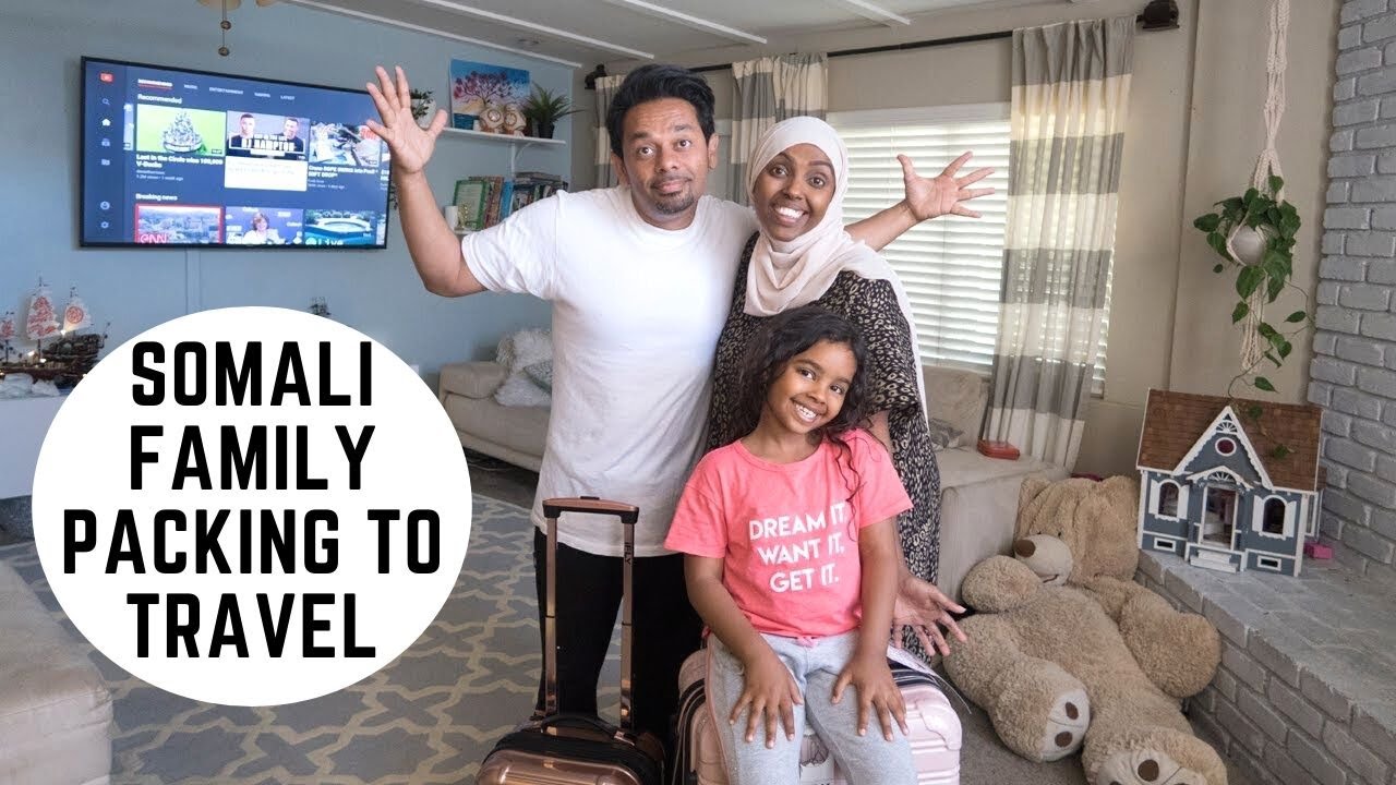 Somali Family Packing To Travel