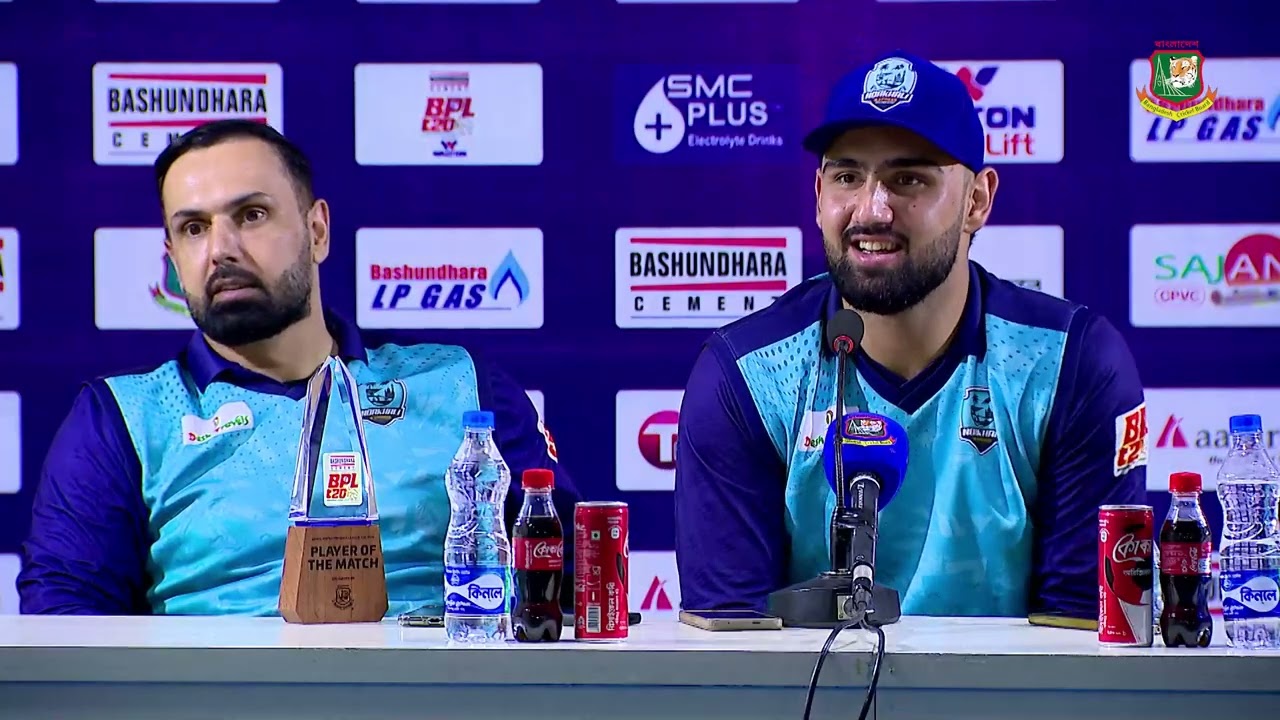 Post-match Media Conference: Mohammad Nabi & Hassan Eisakhil, Noakhali Express | Match 22 | BPL 2026