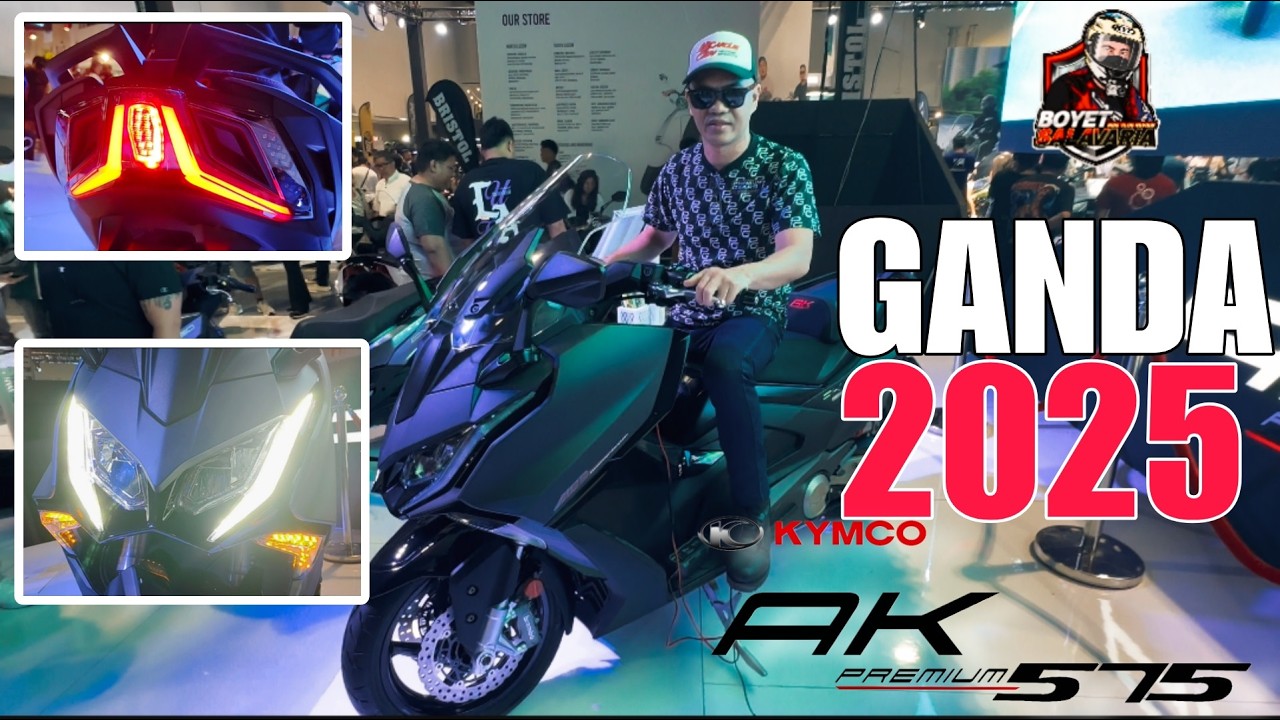 Mas Malakas at Maporma 2025 Kymco AK Premium 575  - Performance New Maxi Scooter Price at Specs