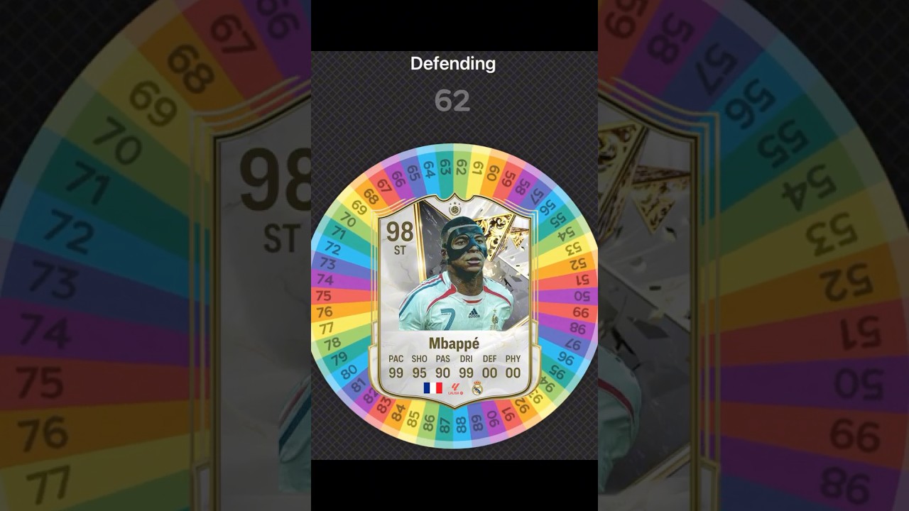 I Re-spun MBAPPE FC 25 Card at FRANCE! #fifa #football #soccer #spinner