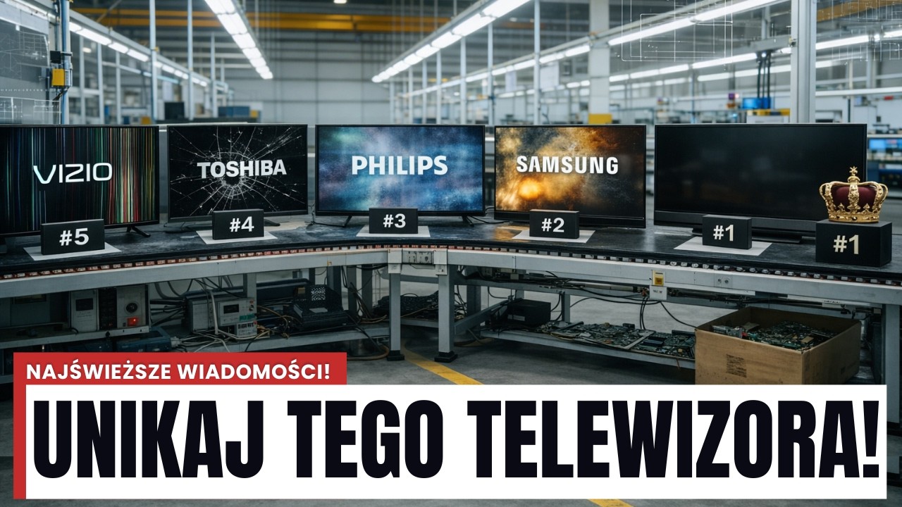 Najbardziej przereklamowane marki telewizorów w 2026 roku (szczerzy ranking)