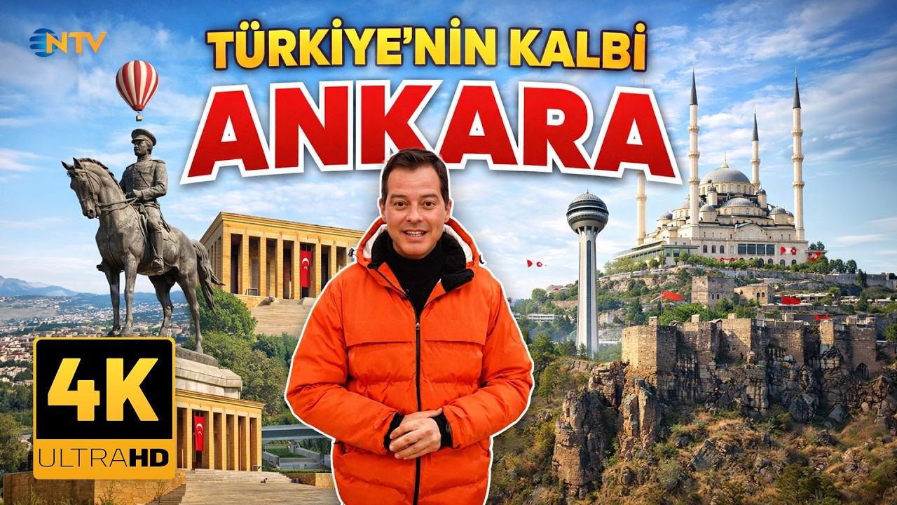 T&uuml;rkiye'nin Başkentini Hi&ccedil; B&ouml;yle G&ouml;rmediniz: Ankara🚂 [4K UHD]