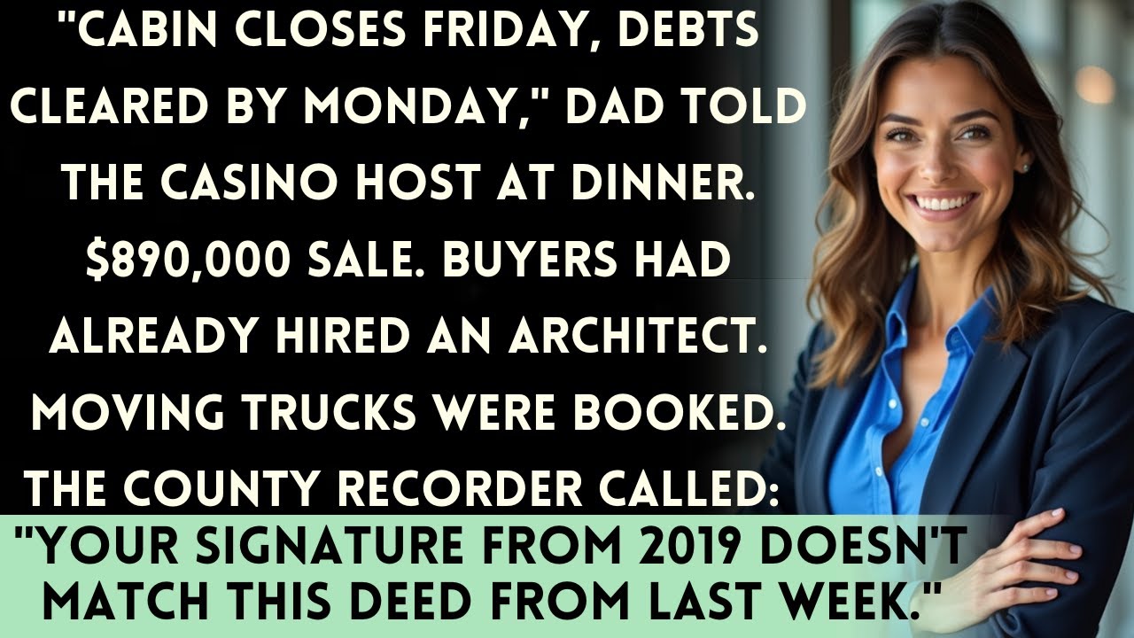Dad Sold My Mountain Cabin To Pay His Gambling Debts &mdash; Until The County Recorder Noticed Two Signatu