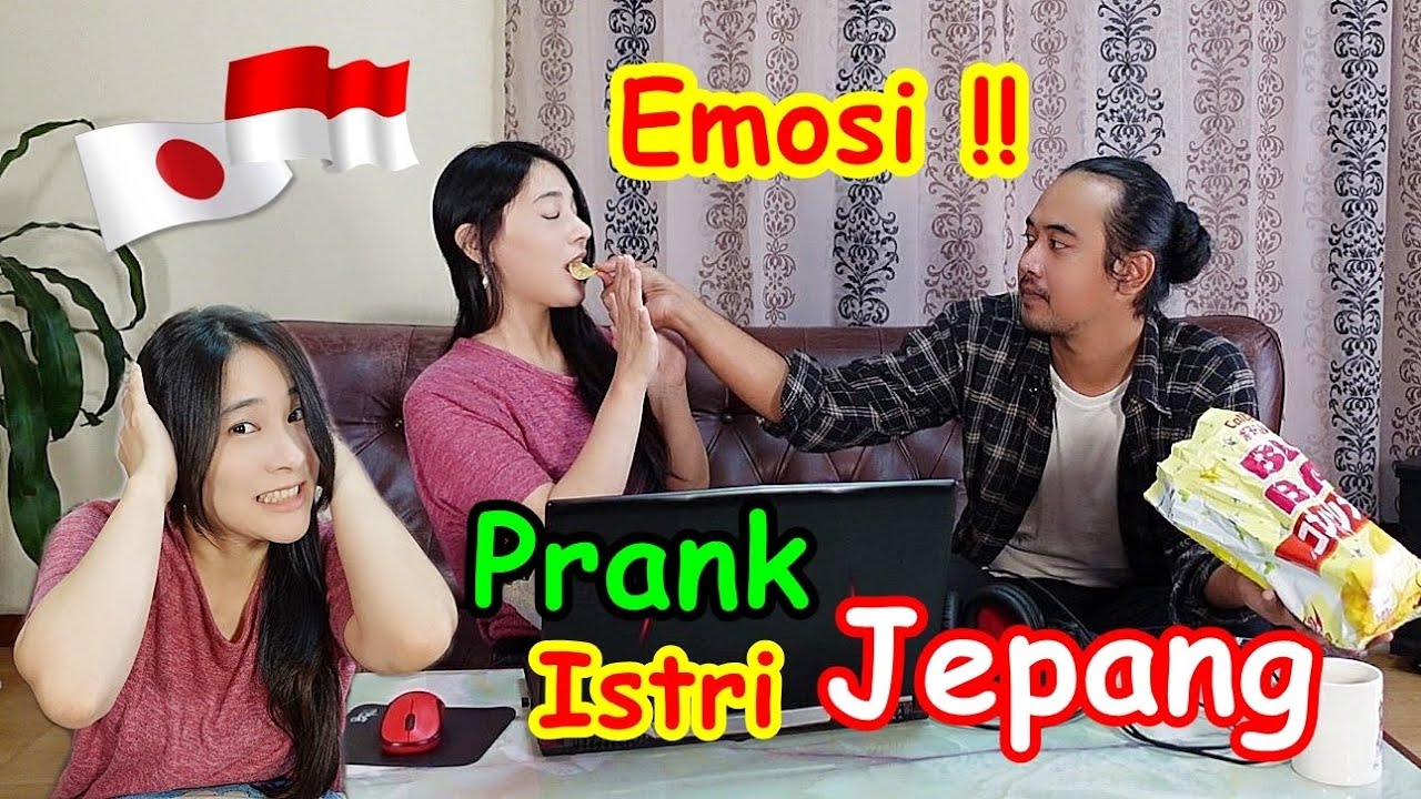 PRANK GANGGUIN ISTRI JEPANG❗️❗️REAKSINYA BIKIN NGAKAK