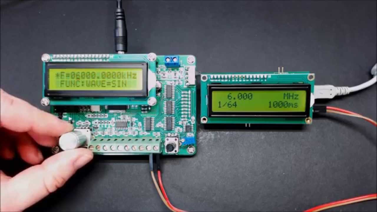 Open Source Frequency Counter DIY Kit with PIC16F628A and MB506 prescaler 10Hz - 250MHz