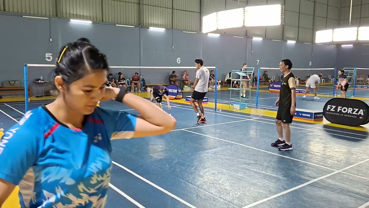 20260116 พี่เอก + ต้า  VS มด + ทีม ที่สนาม NC Court พิษณุโลก ขอบคุณที่มาตีด้วยกันนะครับ