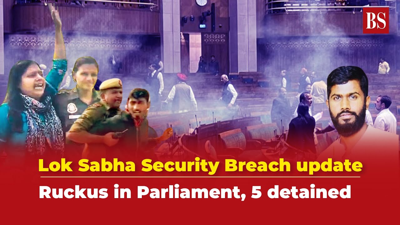 Lok Sabha Security Breach update: Ruckus in Parliament, 5 detained