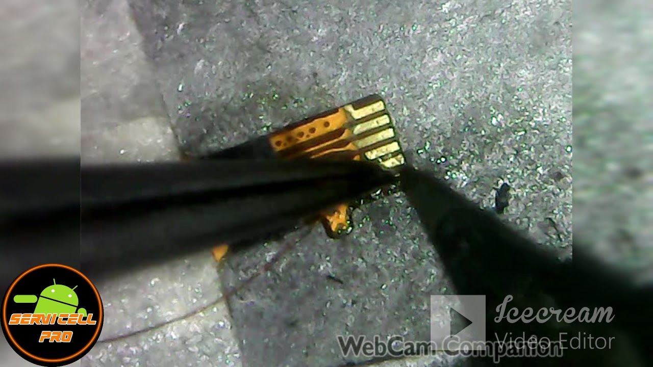 reparando pista de flex cortado