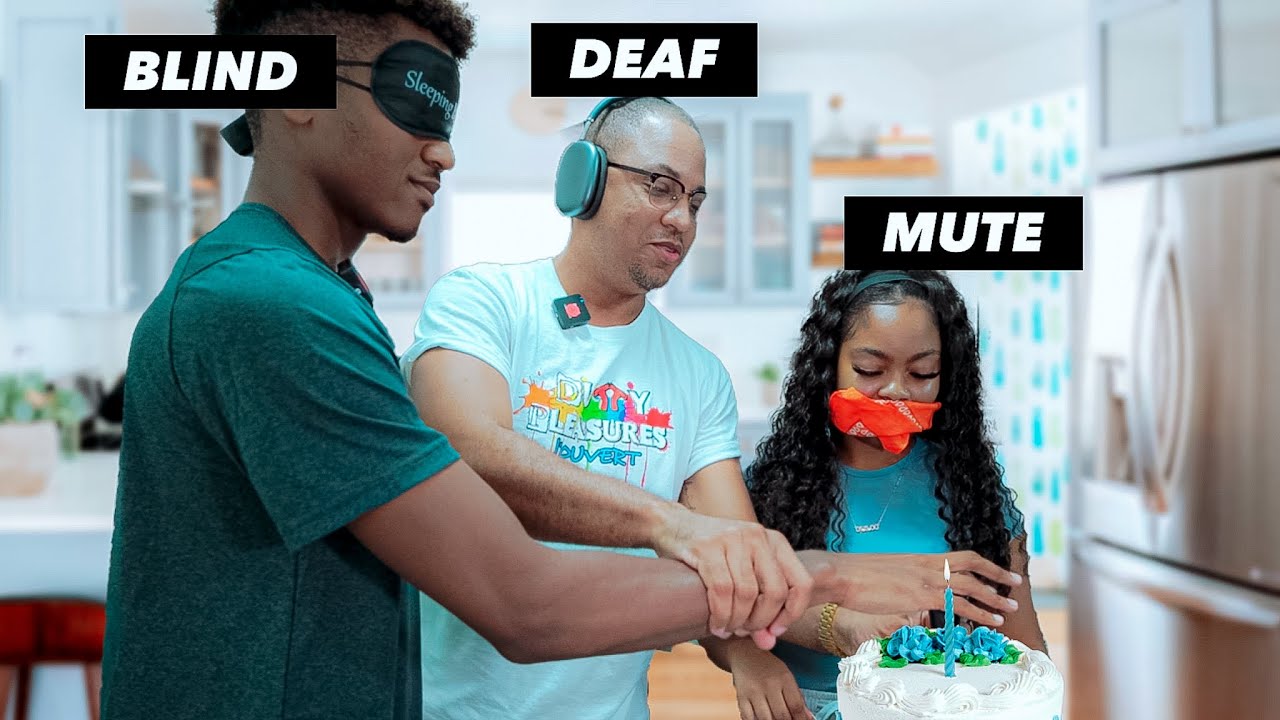 Blind Mute & Deaf Baking Challenge with  @QuitePerry @Brittnysimone