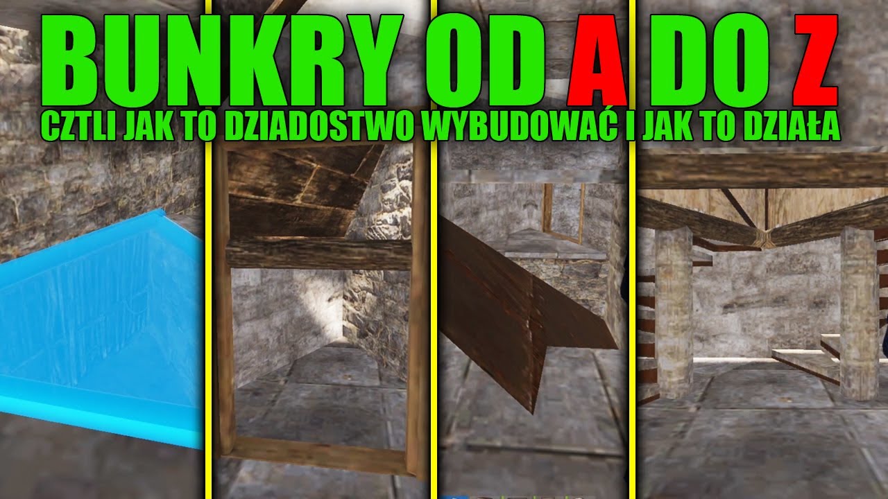 Rust Tutorial - Rodzaje Bunkrów czyli JAK BUDOWAĆ od A do Z
