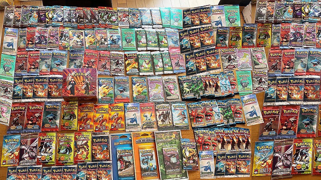 OUVERTURE 100 BOOSTER POKEMON EX & WIZARD - 10 ANS DAVIDLAFARGEPOKEMON