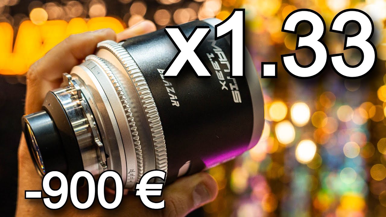 ANAMORPHIQUE BLAZAR MANTIS 1.33X FULL FRAME à moins de 900 € !!