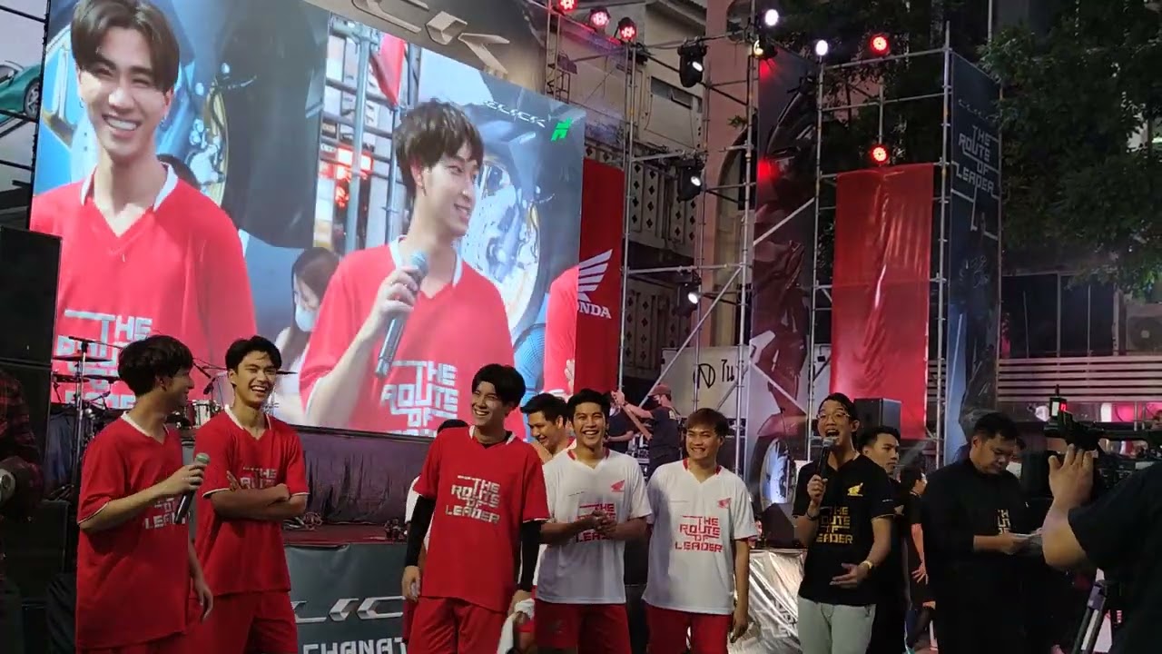 OhmNanon_สัมภาษณ์ งาน Honda Click [13.12.2022] #ohmnanon #โอมนนน #ohmpawat #nanonkorapat