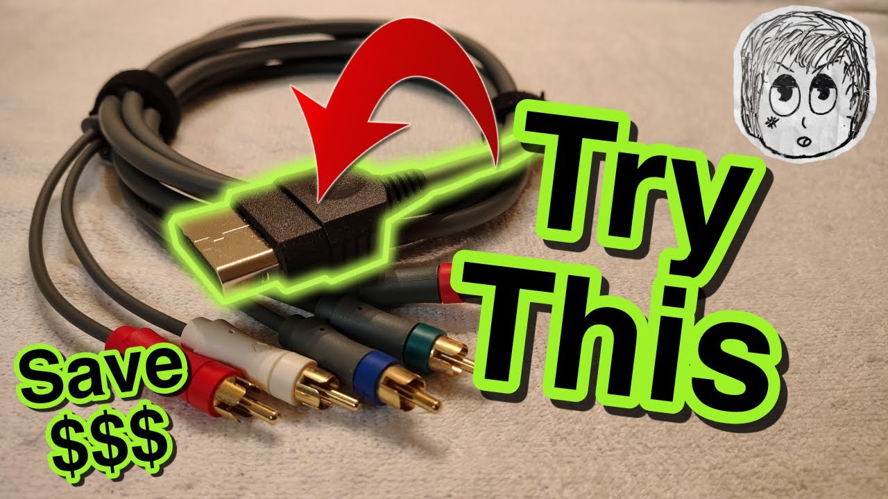 Making a quality component cable for Original Xbox for cheap.