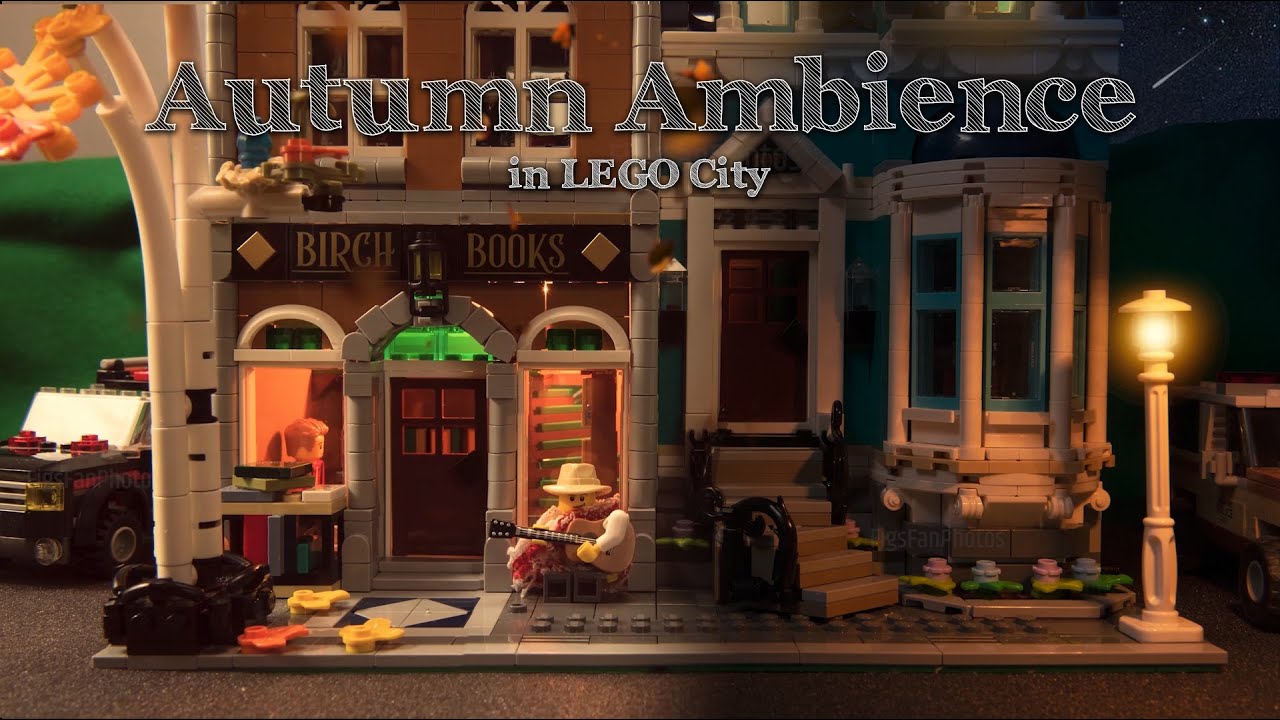 Relaxing Autumn Ambience in LEGO City - For chilling, sleeping, studying and working