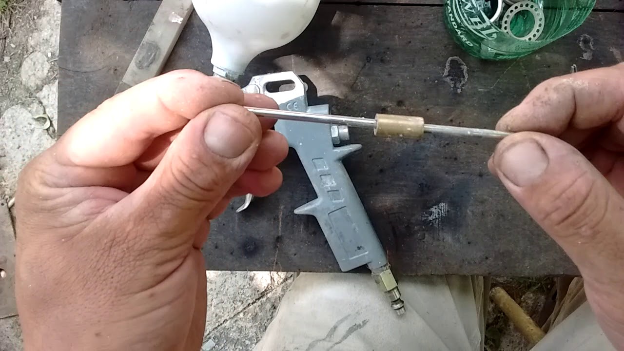 Como hacer limpieza a nuestra PISTOLA DE PINTAR
