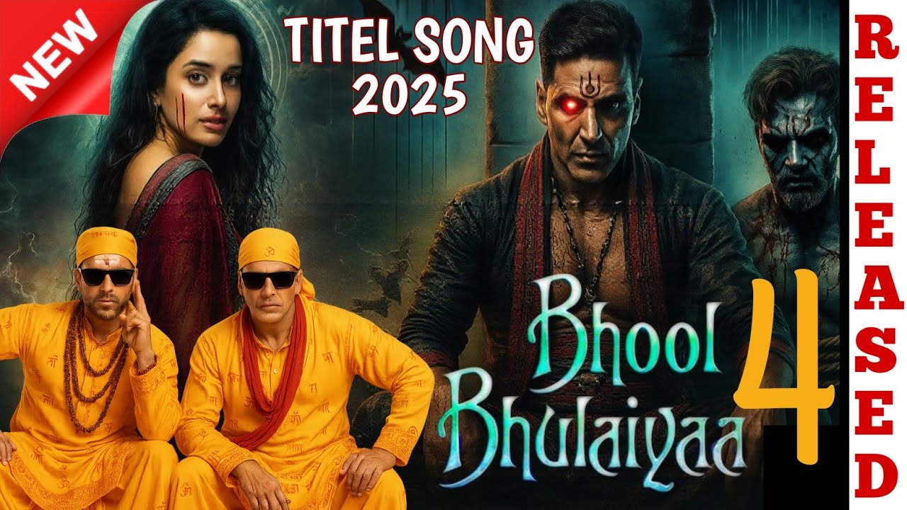Bhool Bhulaiyaa 4 Title Song | Hare Krishna Hare Ram | Akshay Kumar & Kartik Aryan, Launch 2025