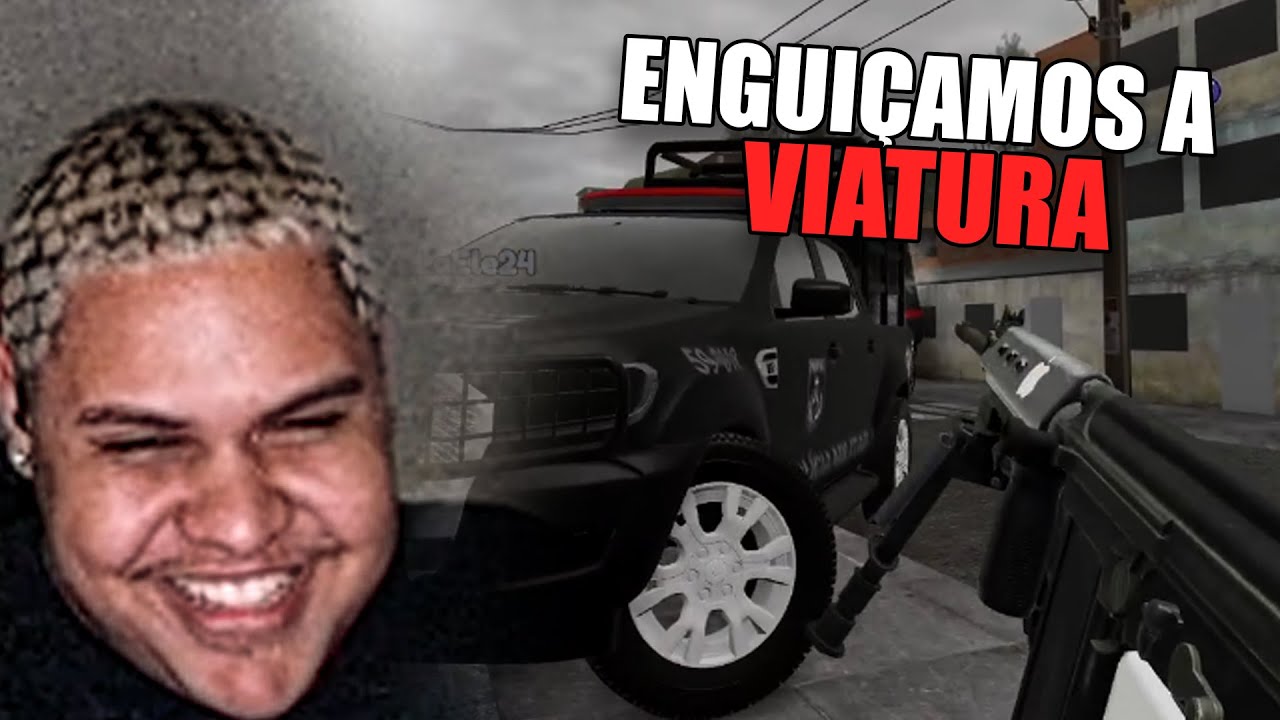 JMDECK JOGANDO ROBLOX NA FAVELA - viatura entrou na bala