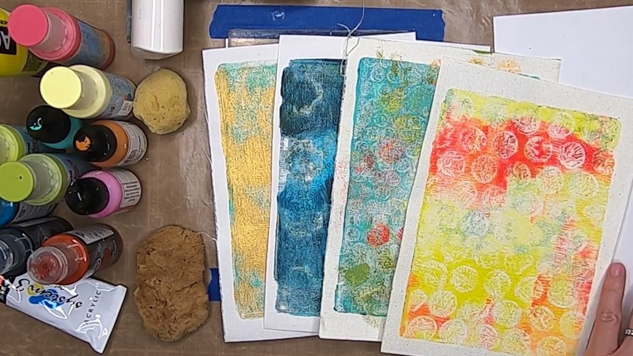 Gelli Plate & Canvas Pad from Action