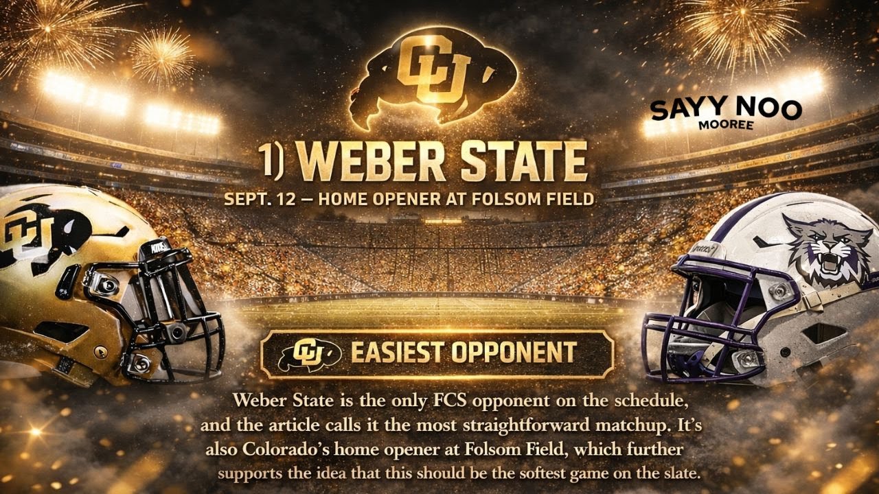 Colorado Football 2026 Schedule RANKED (1-12): Coach Prime's Toughest Big 12 Road Begins NOW