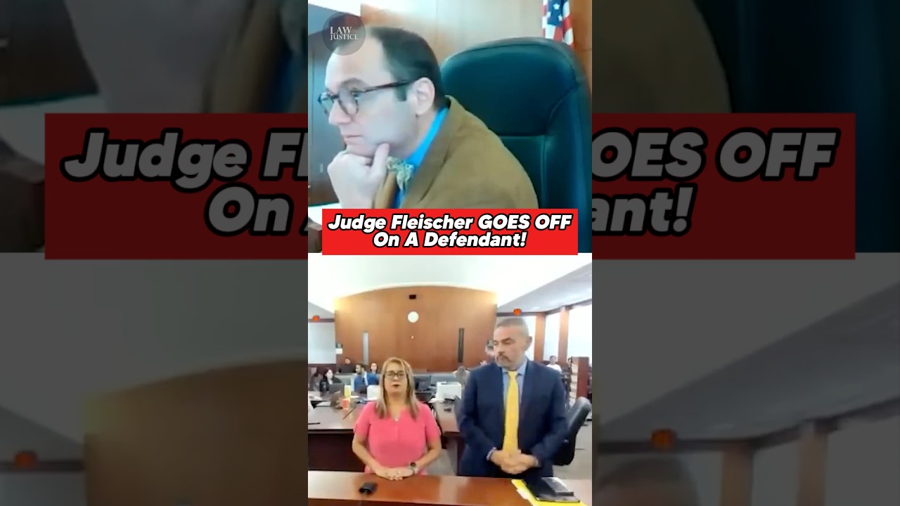 &ldquo;You&rsquo;re apology means NOTHING!&rdquo; -Judge Fleischer REJECTS a defendant&rsquo;s apology.