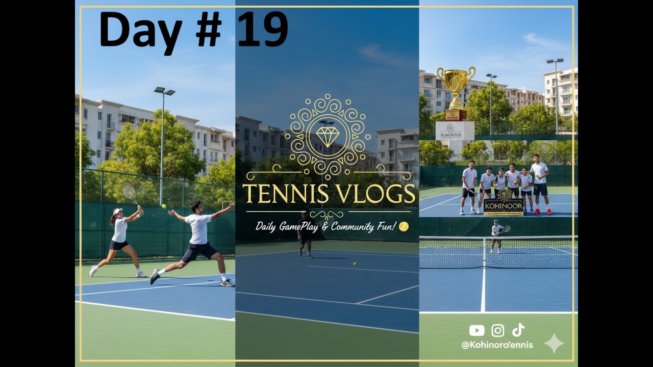 Tennis @ 💎(Kohinoor)  Day #19